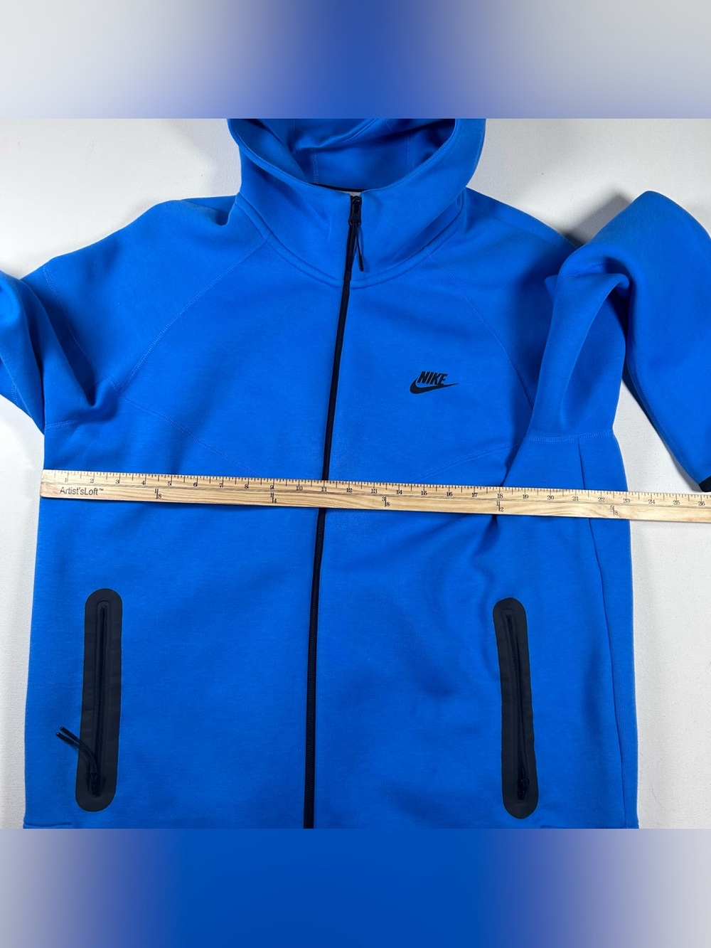 Men’s XL Nike Sportswear Tech Fleece Windrunner Photo Blue Full Zip - Picture 5 of 7